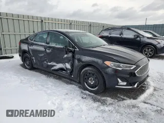2020 Ford Fusion Plug-In Hybrid Titanium with VIN 3FA6P0SU5LR261527, listed as a Copart auction lot 86363274 with 76,210 mi miles and Salvage Title. Bid and sale history available at carsss.com. Image 4.