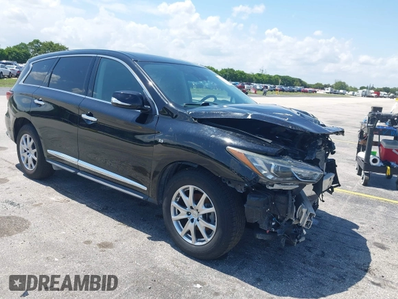 2020 Infiniti QX60 Luxe with VIN 5N1DL0MN6LC526033, listed as a IAAI auction lot 42367371 with 78,598 mi miles and . Bid and sale history available at DreamBid. Image 1.