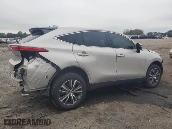 2022 Toyota Venza LE with VIN JTEAAAAH2NJ094505, listed as a Copart auction lot 72160574 with 47,081 mi miles and Salvage Title. Bid and sale history available at carsss.com. Image 3.