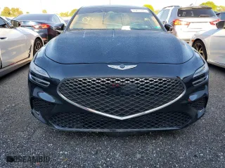 2022 Genesis G70 2.0T with VIN KMTG34TA7NU092632, listed as a Copart auction lot 49231723 with 9,076 mi miles. Bid and sale history available at carsss.com. Image 5.