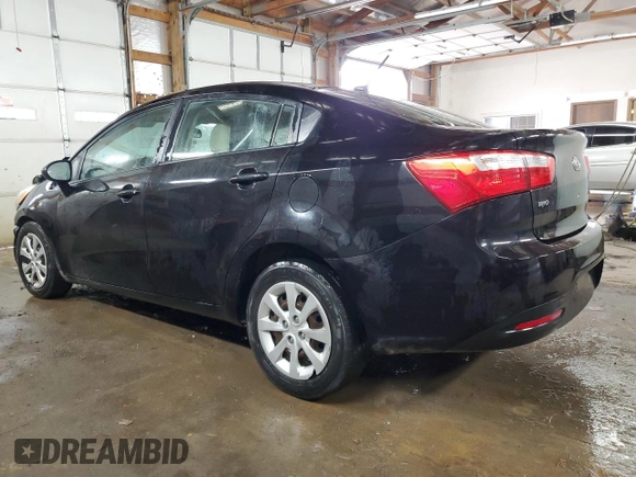 2012 Kia Rio LX with VIN KNADM4A32C6086335, listed as a Copart auction lot 44981535 with 145,806 mi miles and Salvage Title. Bid and sale history available at carsss.com. Image 2.