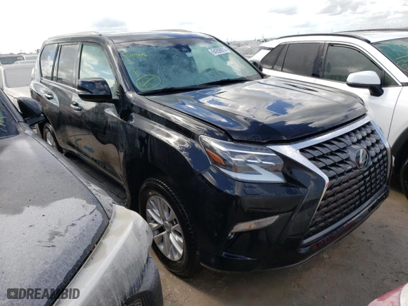 2021 Lexus GX with VIN JTJAM7BXXM5301621, listed as a Copart auction lot 64259972 with 19,650 mi miles. Bid and sale history available at carsss.com. Image 1.