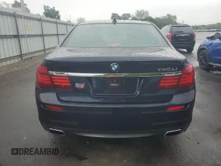 2015 BMW 7 Series 750Li z VIN WBAYE8C51FD781314, wystawiony jako Copart lot #56537395 z przebiegiem 69 682 mil mil oraz Szkoda całkowita • Salvage title. Historia ofert i sprzedaży dostępna na DreamBid. Obrazek 6.