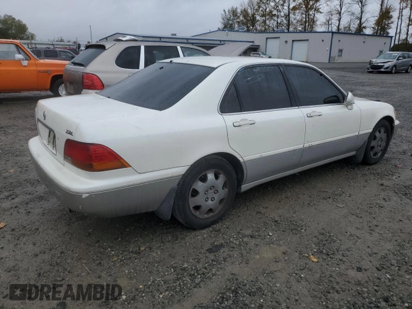 1998 Acura RL Special Edition with VIN JH4KA9682WC010493, listed as a Copart auction lot 75108294 with 56,655 mi miles and Salvage Title. Bid and sale history available at carsss.com. Image 3.