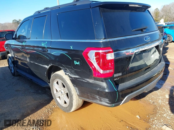 2021 Ford Expedition XLT with VIN 1FMJU1JT7MEA47795, listed as a IAAI auction lot 41339851 with 86,662 mi miles. Bid and sale history available at carsss.com. Image 3.