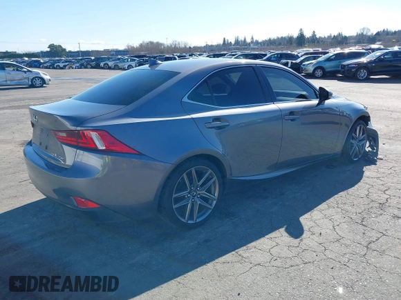 2014 Lexus IS 350 with VIN JTHCE1D23E5003810, listed as a IAAI auction lot 41734940 with 1 mi miles. Bid and sale history available at carsss.com. Image 4.