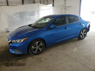 2020 Nissan Sentra SV with VIN 3N1AB8CV6LY219966, listed as a Copart auction lot 54571305 with 36,849 mi miles and Salvage title. Bid and sale history available at DreamBid. Image 1.