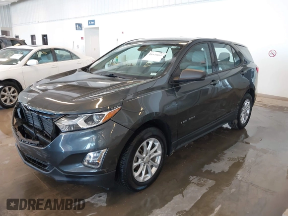 2019 Chevrolet Equinox LS with VIN 3GNAXHEV9KS666828, listed as a IAAI auction lot 41629860 with 92,198 mi miles and . Bid and sale history available at carsss.com. Image 19.