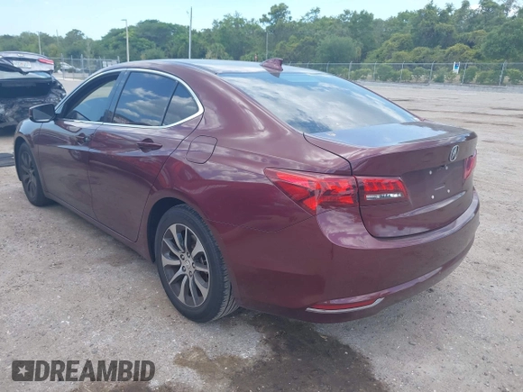 2015 Acura TLX Technology with VIN 19UUB1F52FA009890, listed as a IAAI auction lot 42173020 with 110,111 mi miles and . Bid and sale history available at DreamBid. Image 3.