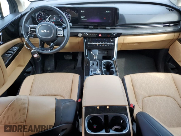 2022 Kia Carnival EX with VIN KNDNC5H30N6093387, listed as a Copart auction lot 65048204 with 44,829 mi miles and Salvage Title. Bid and sale history available at carsss.com. Image 8.