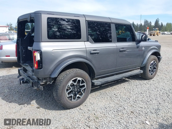 2023 Ford Bronco z VIN 1FMEE5BP5PLA97652, wystawiony jako IAAI lot #42149830 z przebiegiem 19 821 mil mil oraz . Historia ofert i sprzedaży dostępna na DreamBid. Obrazek 4.