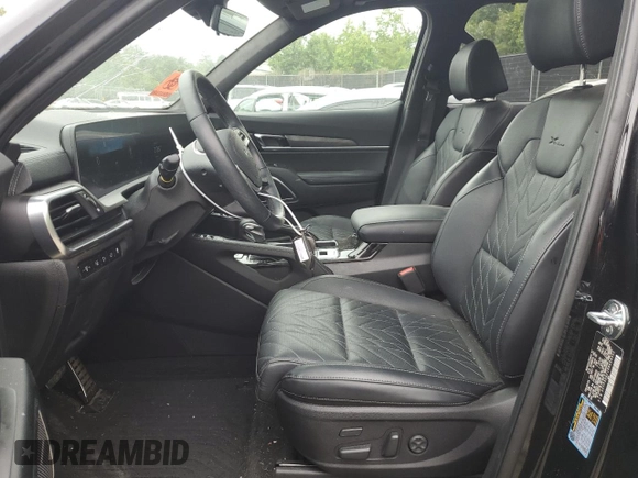 2024 Kia Telluride SX X-Line with VIN 5XYP5DGC1RG494352, listed as a Copart auction lot 58260515 with 25,538 mi miles and Salvage title. Bid and sale history available at DreamBid. Image 7.