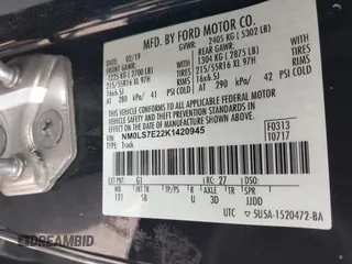 2019 Ford Transit Connect XL с VIN NM0LS7E22K1420945, выставлен на аукционе IAAI как лот 37571516 с пробегом 40 551 миль миль и . История ставок и продаж доступна на DreamBid. Изображение 9.