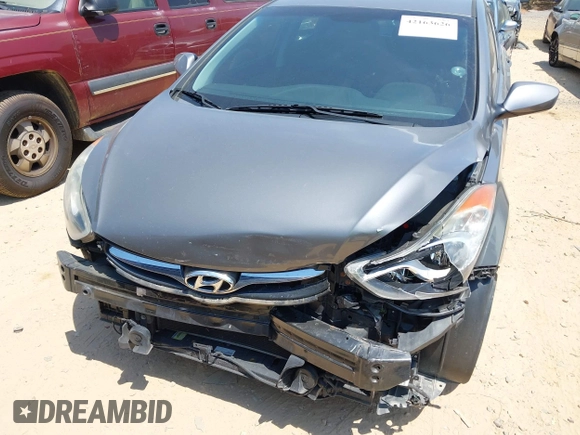 2013 Hyundai Elantra GLS with VIN 5NPDH4AE4DH417819, listed as a IAAI auction lot 42163626 with 135,370 mi miles and . Bid and sale history available at DreamBid. Image 6.