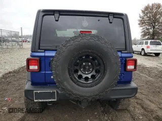 2018 Jeep Wrangler Sport with VIN 1C4GJXAG6JW291330, listed as a Copart auction lot 80825624 with 76,953 mi miles and Salvage Title. Bid and sale history available at carsss.com. Image 6.