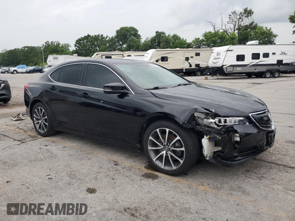 2016 Acura TLX V6 with VIN 19UUB2F33GA008415, listed as a Copart auction lot 59565375 with 111,329 mi miles and Salvage title. Bid and sale history available at DreamBid. Image 4.
