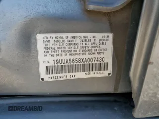 1999 Acura TL with VIN 19UUA5658XA007430, listed as a Copart auction lot 65649844 with 235,770 mi miles and Salvage Title. Bid and sale history available at carsss.com. Image 13.