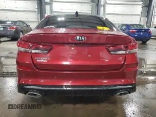 2019 Kia Optima LX with VIN 5XXGT4L32KG306587, listed as a Copart auction lot 52966275 with 185,613 mi miles and Salvage Title. Bid and sale history available at carsss.com. Image 6.