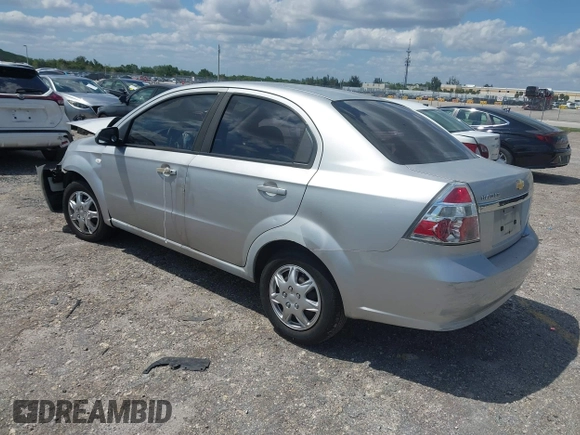 2008 Chevrolet Aveo LS with VIN KL1TD56688B016691, listed as a IAAI auction lot 41975466 with 202,676 mi miles and . Bid and sale history available at DreamBid. Image 3.