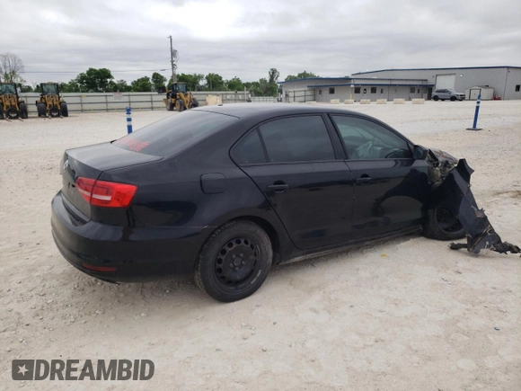 2015 Volkswagen Jetta S with VIN 3VW2K7AJ5FM414316, listed as a Copart auction lot 49685835 with 104,789 mi miles and Salvage title. Bid and sale history available at DreamBid. Image 3.