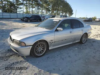 2002 BMW 5 Series 530iA with VIN WBADT63492CK26675, listed as a Copart auction lot 76771494 with 204,276 mi miles and Salvage Title. Bid and sale history available at carsss.com. Image 1.