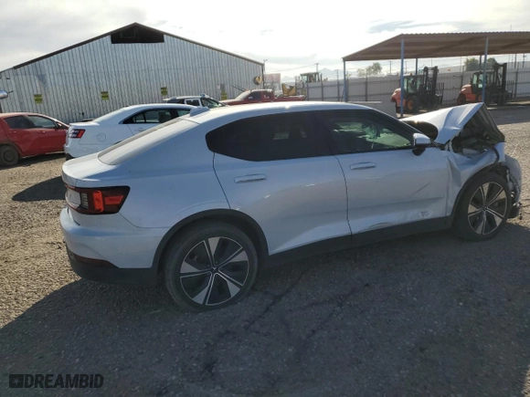 2023 Polestar 2 with VIN YSMEG3KA4PL120731, listed as a Copart auction lot 50927635 with 0 mi miles and Clean Title. Bid and sale history available at carsss.com. Image 3.