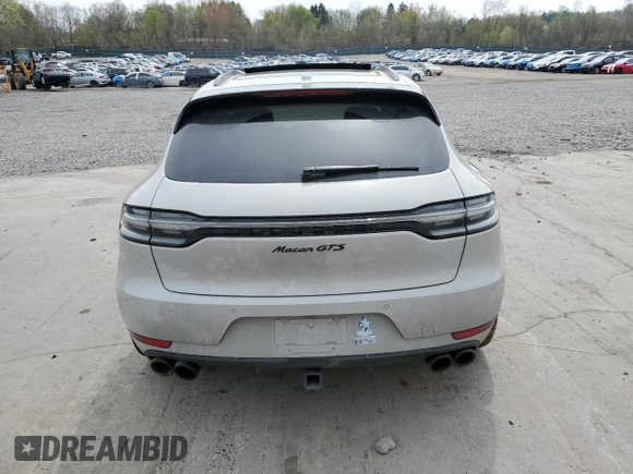 2020 Porsche Macan GTS with VIN WP1AG2A59LLB55606, listed as a Copart auction lot 54704855 with 86,786 mi miles and Salvage Title. Bid and sale history available at DreamBid. Image 6.