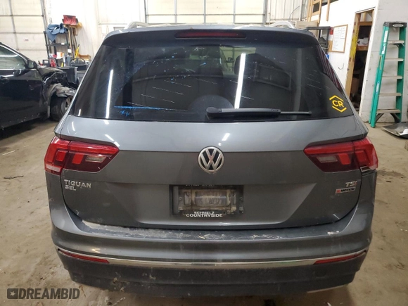 2018 Volkswagen Tiguan SEL with VIN 3VV2B7AX5JM102255, listed as a Copart auction lot 51699695 with 103,478 mi miles and Salvage Title. Bid and sale history available at carsss.com. Image 6.