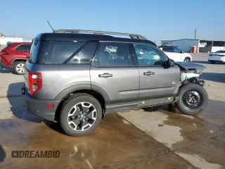 2022 Ford Bronco Sport Outer Banks with VIN 3FMCR9C69NRE05347, listed as a Copart auction lot 57621345 with 49,932 mi miles and Salvage title. Bid and sale history available at DreamBid. Image 3.