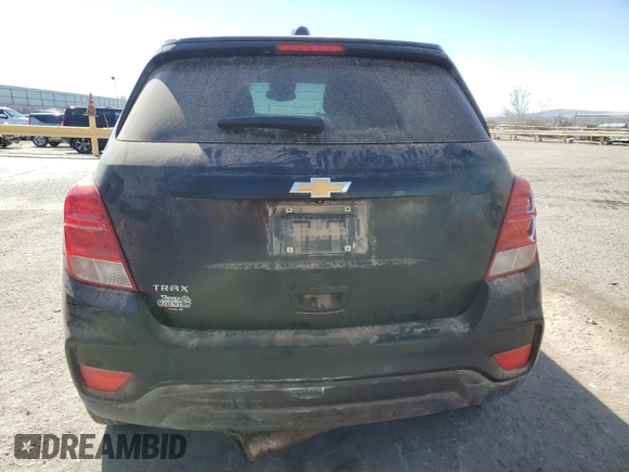 2020 Chevrolet Trax LS with VIN KL7CJKSB4LB033240, listed as a Copart auction lot 46091285 with 75,206 mi miles and Salvage Title. Bid and sale history available at carsss.com. Image 6.
