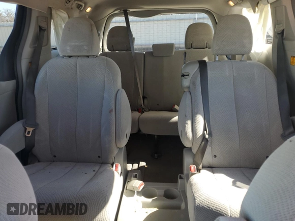 2013 Toyota Sienna LE AAS with VIN 5TDKK3DC1DS351138, listed as a Copart auction lot 46450155 with 130,465 mi miles and Clean Title. Bid and sale history available at DreamBid. Image 10.