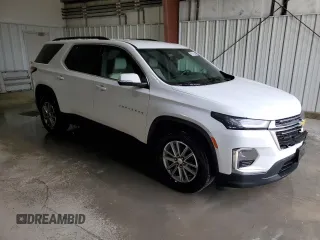 2022 Chevrolet Traverse LT z VIN 1GNEVHKW2NJ105266, wystawiony jako Copart lot #57639415 z przebiegiem 97 798 mil mil oraz Czysty tytuł • Clean title. Historia ofert i sprzedaży dostępna na DreamBid. Obrazek 4.