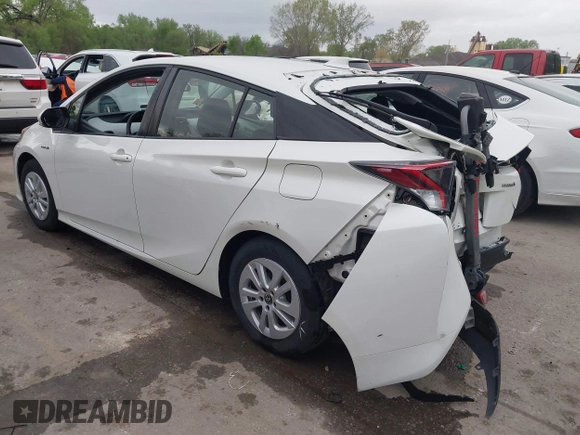 2017 Toyota Prius Two with VIN JTDKBRFUXH3036063, listed as a IAAI auction lot 42036676 with 202,873 mi miles. Bid and sale history available at carsss.com. Image 3.