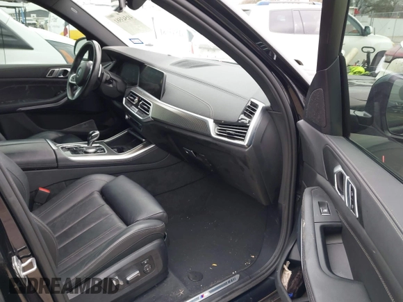 2022 BMW X5 sDrive40i with VIN 5UXCR4C07N9M28669, listed as a IAAI auction lot 41543581 with 59,497 mi miles. Bid and sale history available at carsss.com. Image 5.