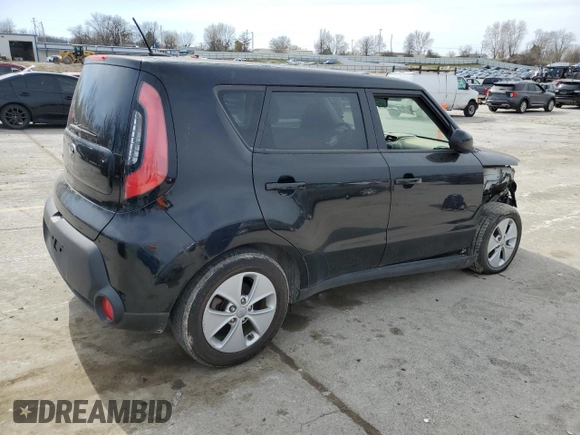 2016 Kia Soul with VIN KNDJN2A26G7360408, listed as a Copart auction lot 49683455 with 0 mi miles and Salvage Title. Bid and sale history available at carsss.com. Image 3.