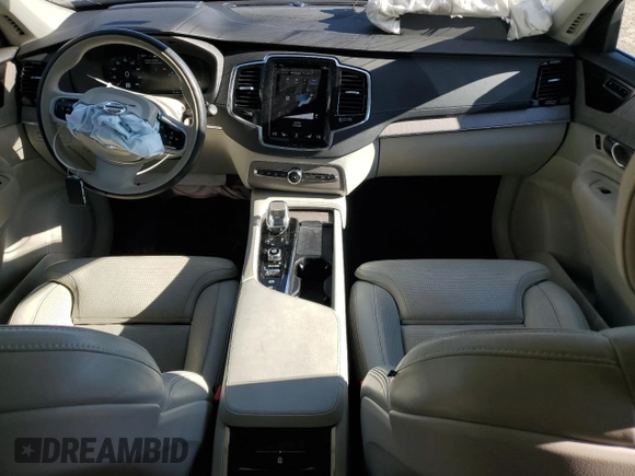 2021 Volvo XC90 Inscription Expression with VIN YV4BR00L5M1753240, listed as a Copart auction lot 87550865 with 59,394 mi miles and Salvage Title. Bid and sale history available at carsss.com. Image 8.