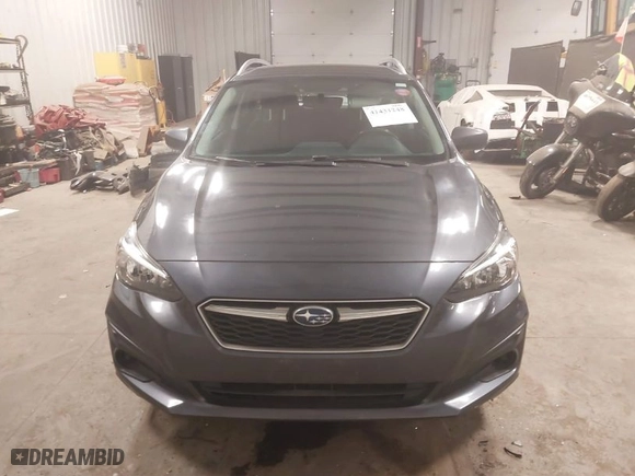 2017 Subaru Impreza Premium with VIN 4S3GTAB69H3739066, listed as a IAAI auction lot 41431248 with 123996 miles. Bid and sale history available at carsss.com. Image 12.