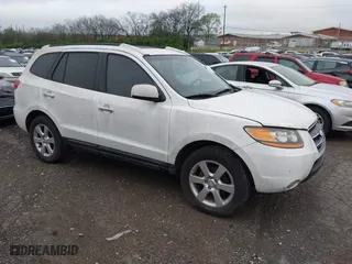 2008 Hyundai Santa Fe SE with VIN 5NMSH13E38H221411, listed as a IAAI auction lot 41907062 with 209,419 mi miles. Bid and sale history available at carsss.com. Image 1.