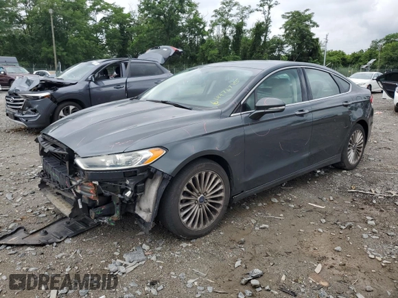 2016 Ford Fusion Titanium with VIN 3FA6P0K95GR158075, listed as a Copart auction lot 64476715 with 137,656 mi miles and Salvage title. Bid and sale history available at DreamBid. Image 1.