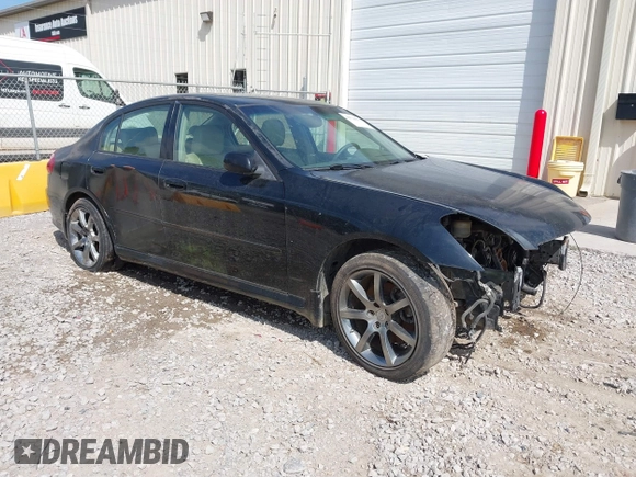 2005 Infiniti G35 z VIN JNKCV51E25M219238, wystawiony jako IAAI lot #41724033 z przebiegiem 214 402 mil mil oraz . Historia ofert i sprzedaży dostępna na DreamBid. Obrazek 1.