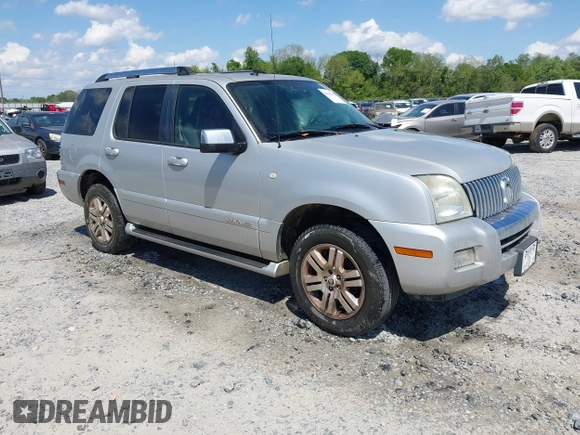 2009 Mercury Mountaineer Premier with VIN 4M2EU38E49UJ02638, listed as a IAAI auction lot 42017692 with 277,374 mi miles and . Bid and sale history available at DreamBid. Image 1.