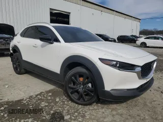 2024 Mazda CX-30 2.5 Turbo Premium Package with VIN 3MVDMBDY3RM683631, listed as a Copart auction lot 45321605 with 3,989 mi miles and Salvage Title. Bid and sale history available at carsss.com. Image 4.