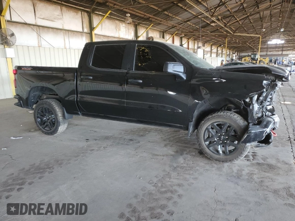 2024 Chevrolet Silverado 1500 Custom Trail Boss with VIN 3GCPDCEKXRG235366, listed as a Copart auction lot 81502384 with 15,855 mi miles and Salvage Title. Bid and sale history available at carsss.com. Image 4.