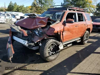 2024 Toyota 4Runner TRD Pro with VIN JTELU5JR5R6243160, listed as a Copart auction lot 77458784 with 7,569 mi miles and Salvage title. Bid and sale history available at DreamBid. Image 1.