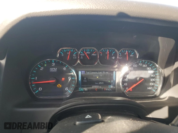 2020 Chevrolet Tahoe LT with VIN 1GNSCBKC4LR292052, listed as a Copart auction lot 44779625 with 81,551 mi miles and Salvage title. Bid and sale history available at DreamBid. Image 9.