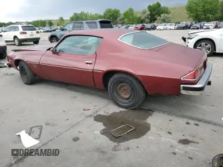 1974 Chevrolet Camaro z VIN 1Q87H4N107244, wystawiony jako Copart lot #59437545 z przebiegiem 70 635 mil mil oraz Czysty tytuł • Clean title. Historia ofert i sprzedaży dostępna na DreamBid. Obrazek 2.