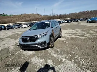 2022 Honda CR-V Touring with VIN 7FARW2H9XNE053919, listed as a Copart auction lot 46124805 with 9,394 mi miles and Salvage Title. Bid and sale history available at carsss.com. Image 14.