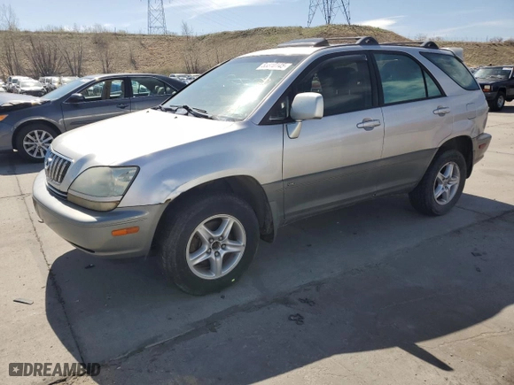2002 Lexus RX 300 with VIN JTJHF10U120242564, listed as a Copart auction lot 53310145 with 288,123 mi miles and Clean Title. Bid and sale history available at carsss.com. Image 1.