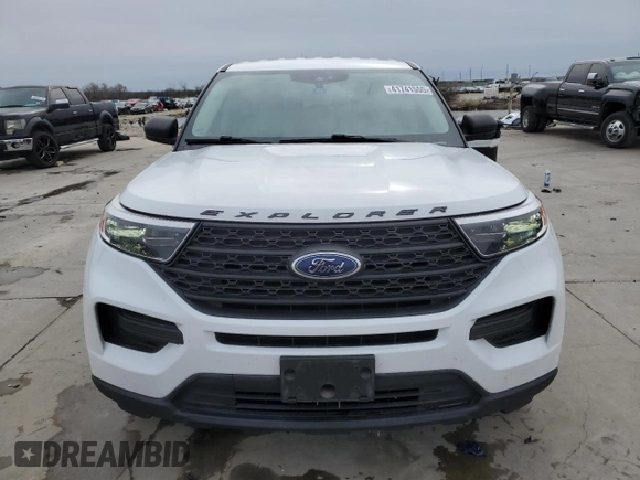 2021 Ford Explorer with VIN 1FMSK7BH8MGB91089, listed as a Copart auction lot 41741555 with 68,602 mi miles and Salvage Title. Bid and sale history available at carsss.com. Image 5.