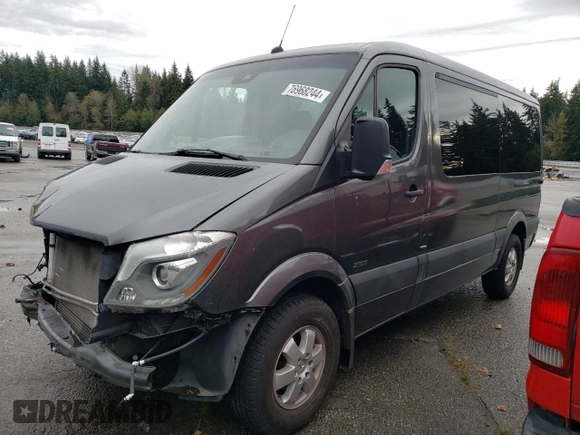 2016 Mercedes-Benz Sprinter with VIN 8BRPE7CDXGE123162, listed as a Copart auction lot 76968244 with Not Provided miles and Salvage Title. Bid and sale history available at DreamBid. Image 1.